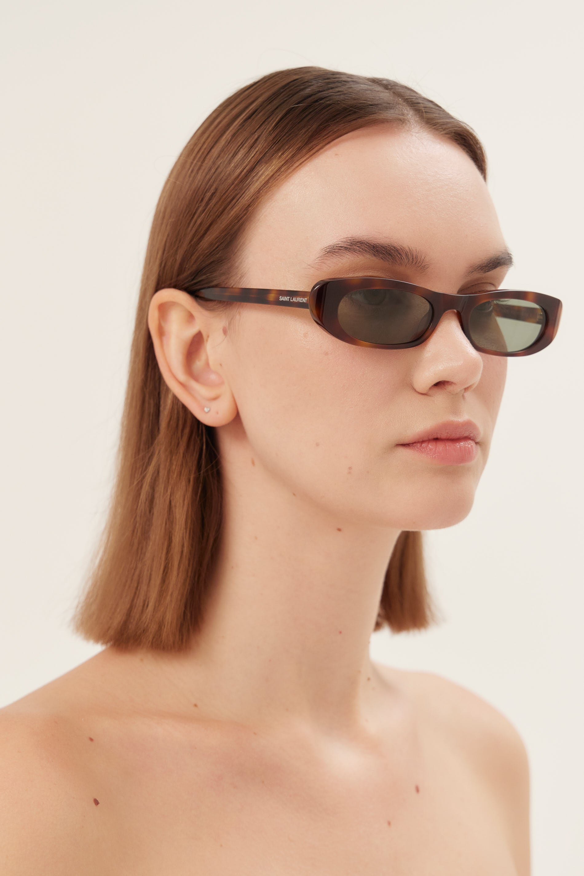 Occhiali da sole Saint Laurent SL 557 SHADE havana