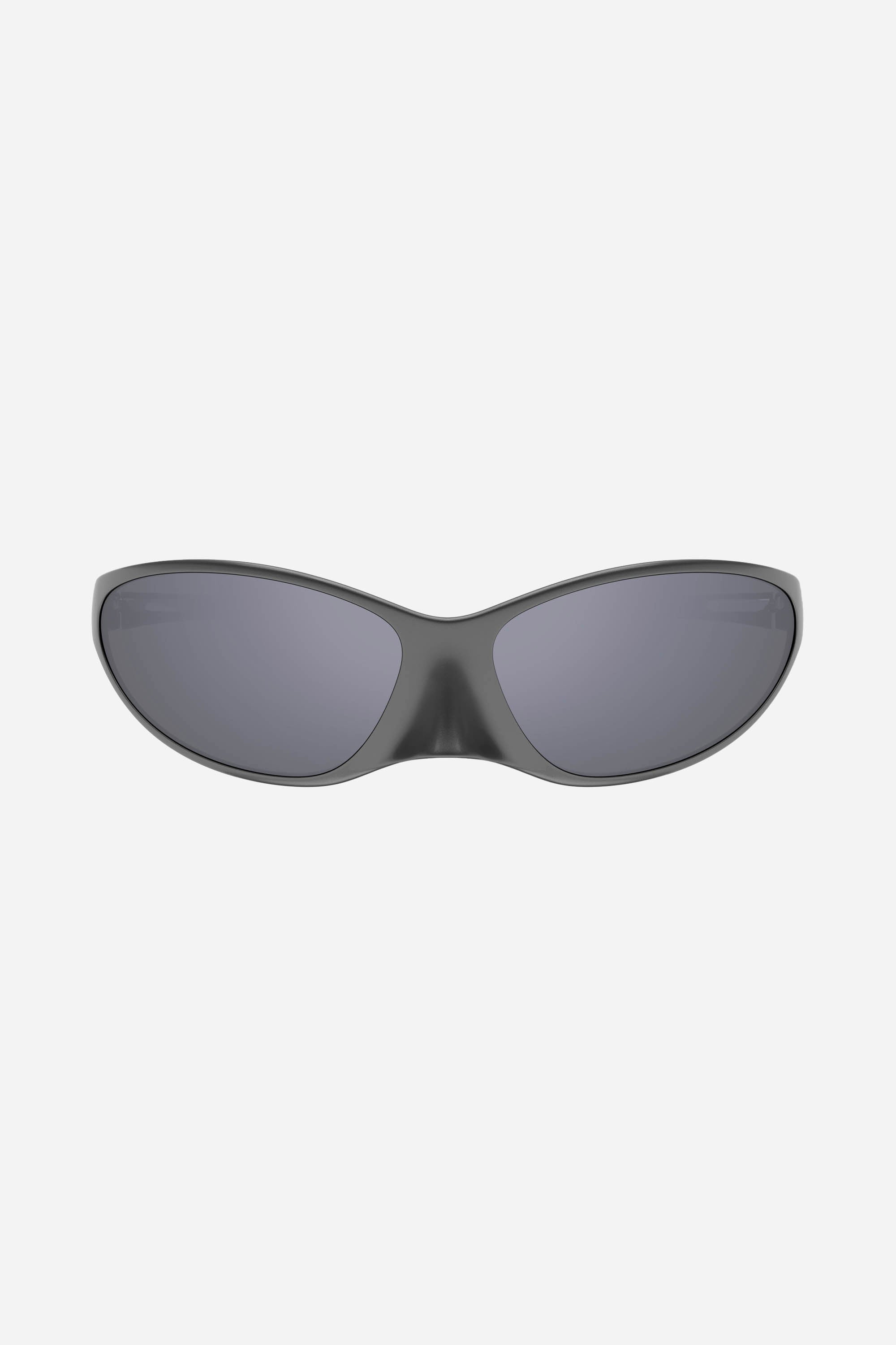 Gafas de sol unisex Balenciaga con montura envolvente en color gris