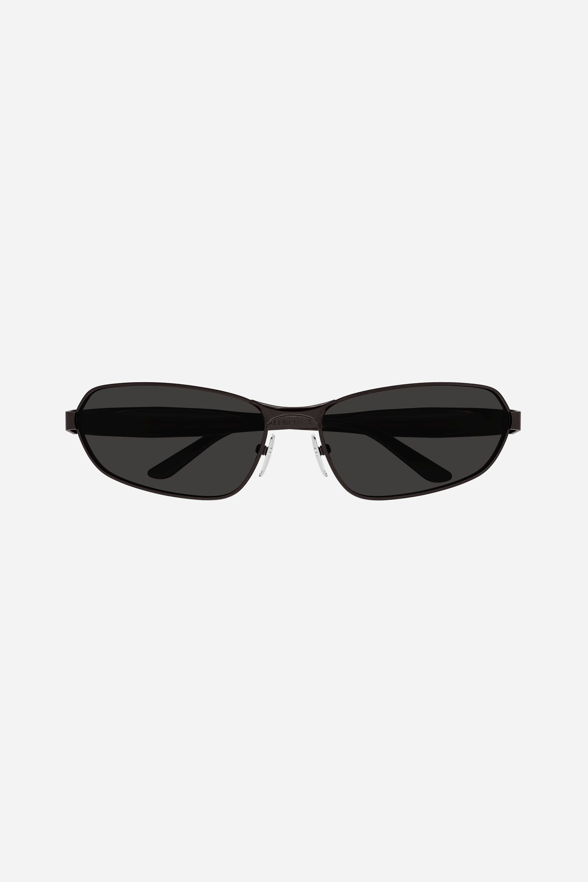 Gafas de sol unisex Balenciaga negras metalizadas