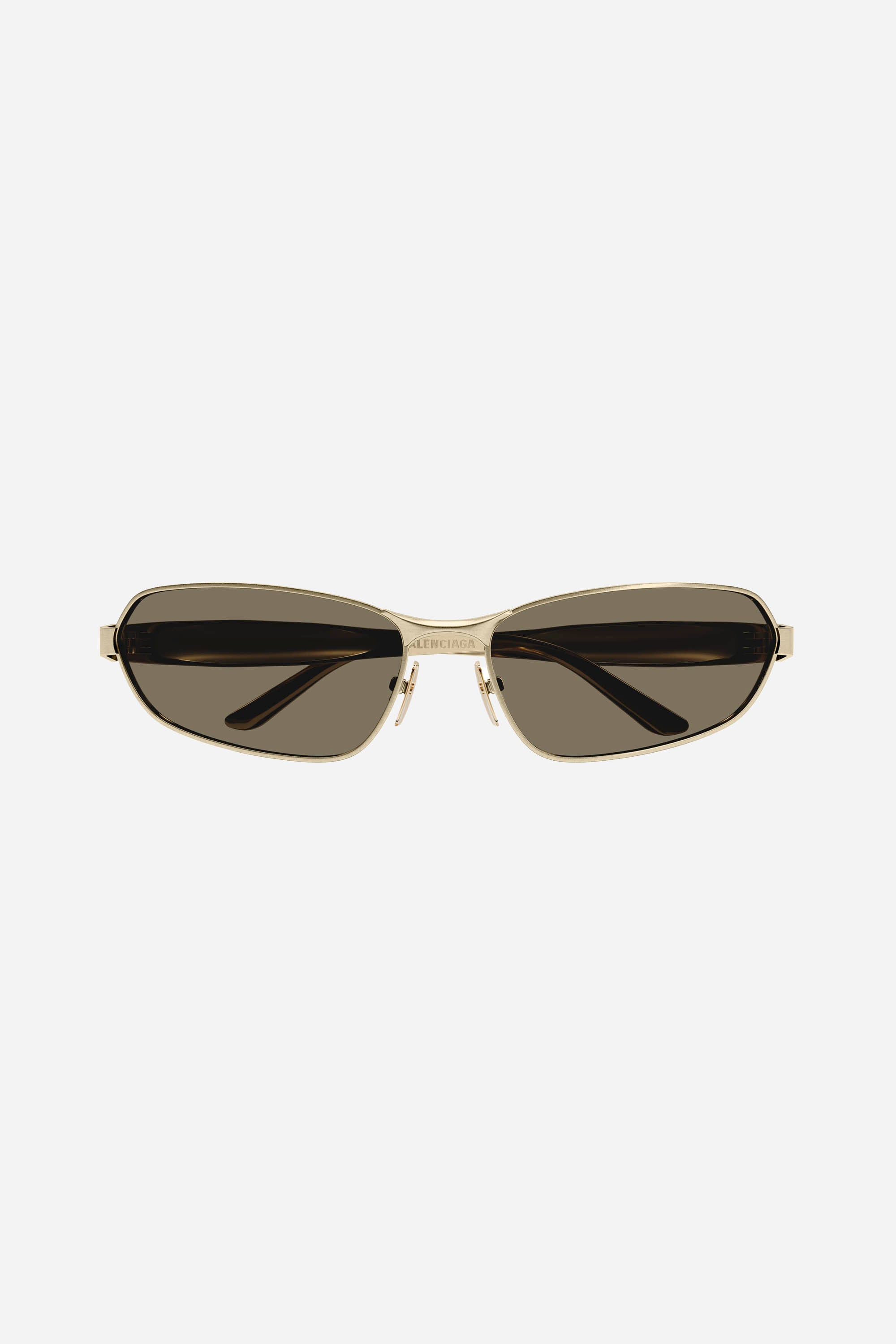Gafas de sol unisex Balenciaga en dorado metalizado