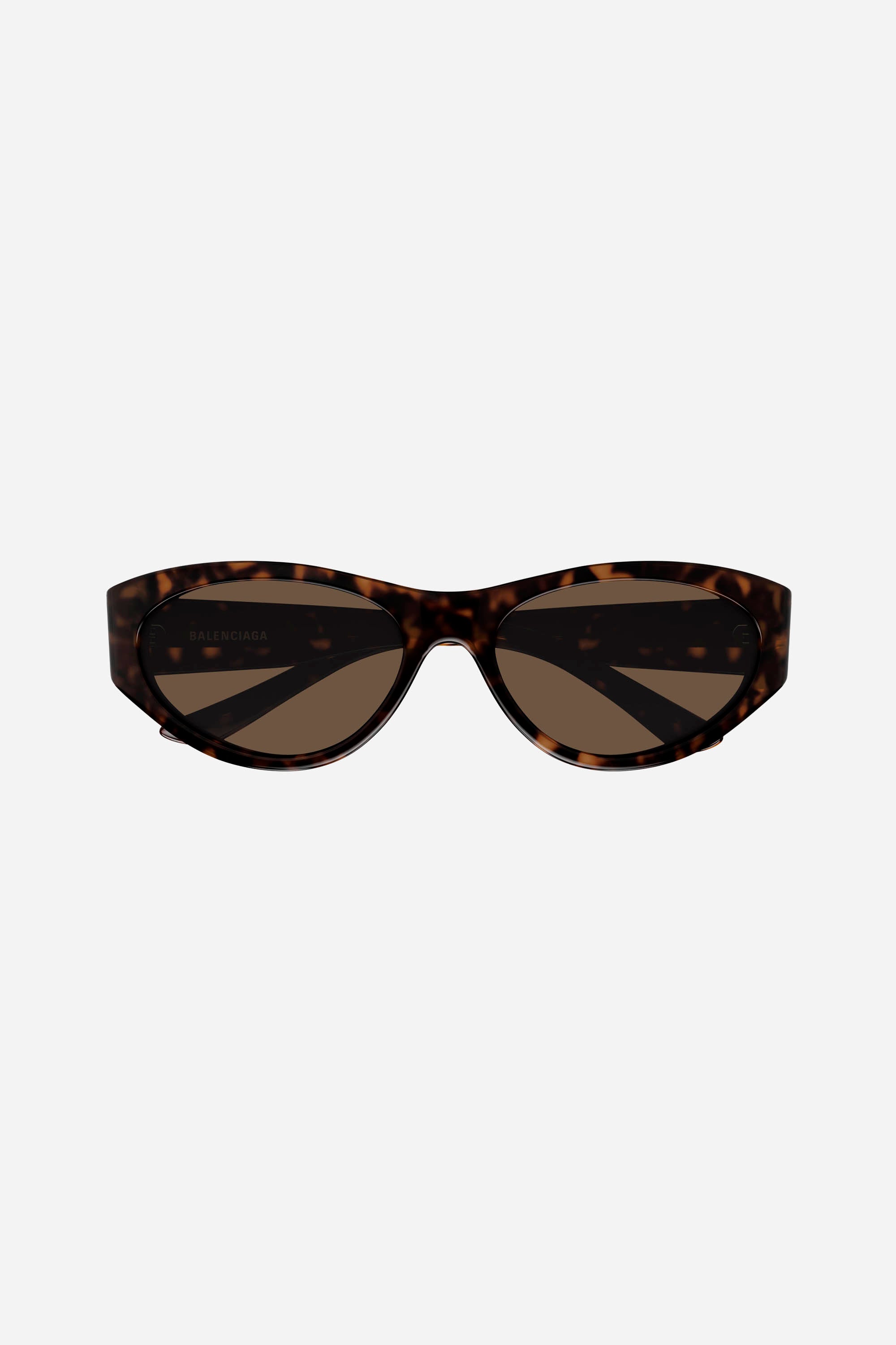 Gafas de sol Balenciaga de ojo de gato en color marrón habano con lentes marrones