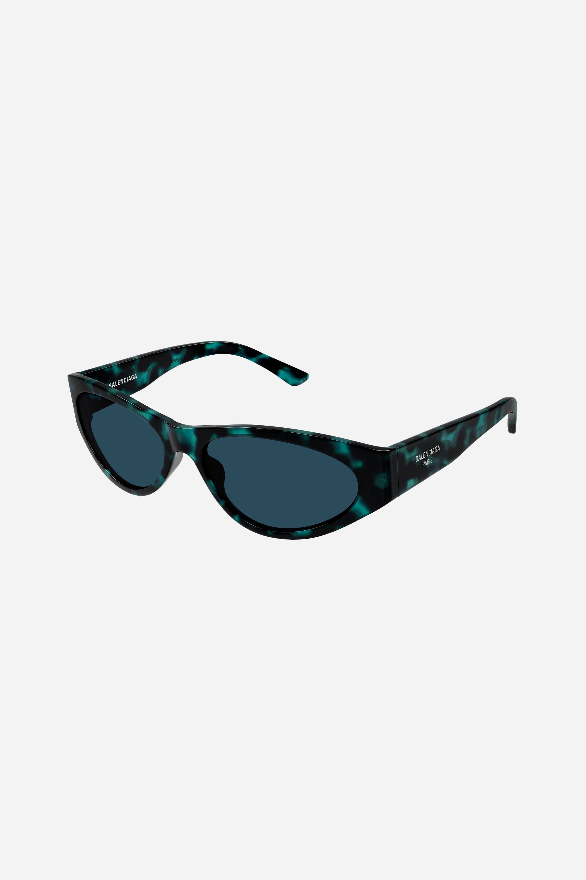Gafas de sol Balenciaga de ojo de gato en color azul con lentes azules