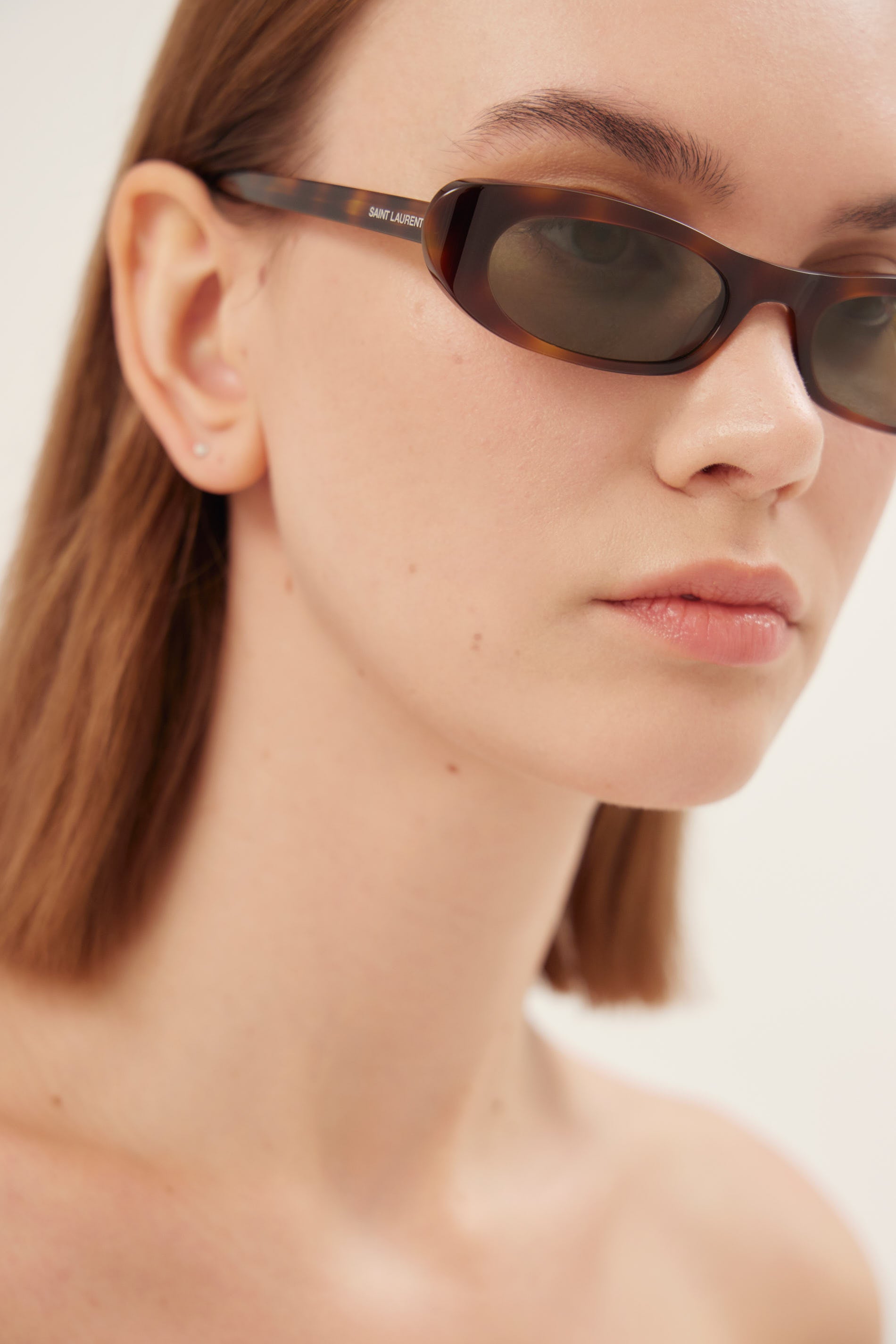 Occhiali da sole Saint Laurent SL 557 SHADE havana